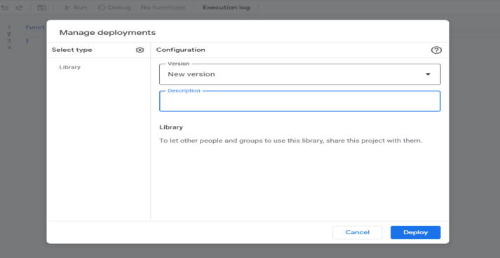 How to Create a Google Apps Script Library